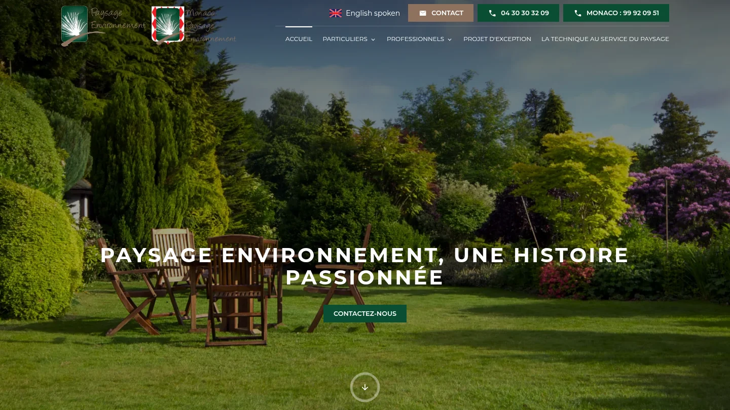 SARL PAYSAGE ENVIRONNEMENT